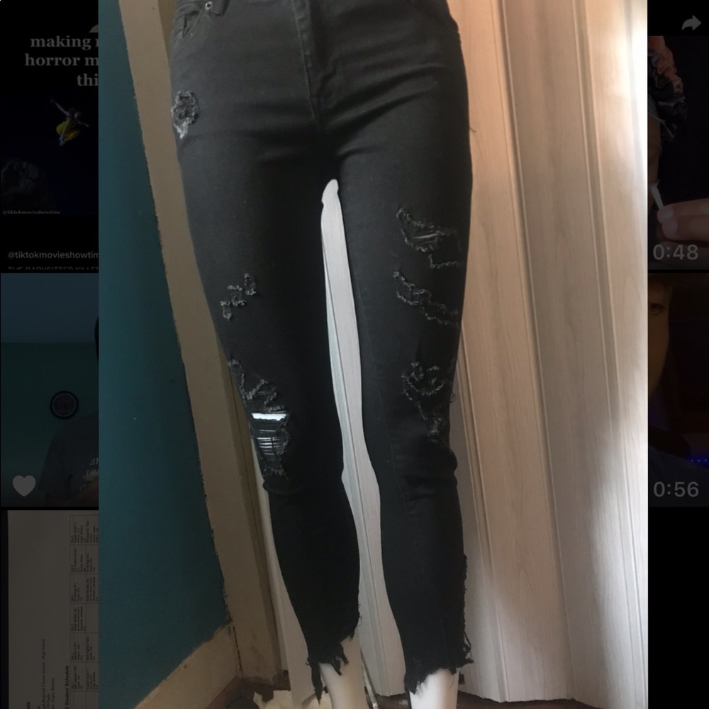 black jeans